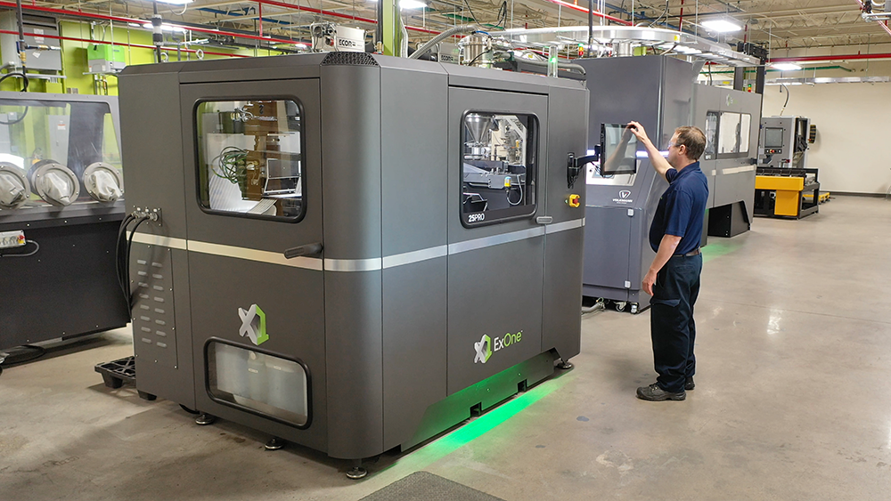 DSB Additive Manufacturing Binder Jetting ExOne and 160Pro